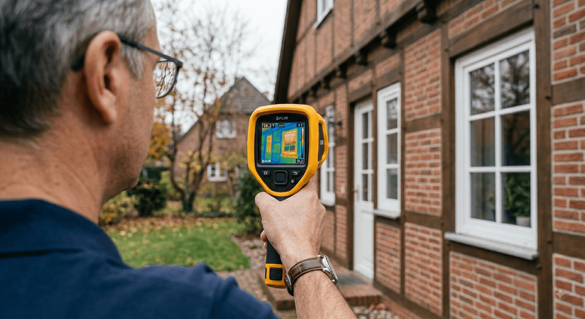 Thermografie-Kamera zur Prüfung der Gebäudehülle